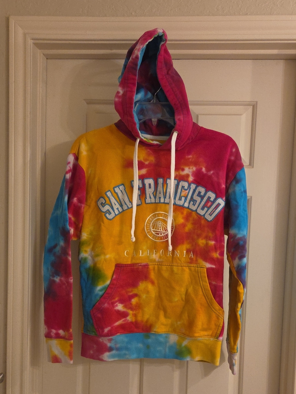 Tie-Dye San Francisco Hooded Sweatshirt - Multicolor